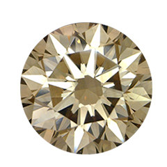 Фантазийный Желтовато- Коричневый бриллиант, 0.64 карат 