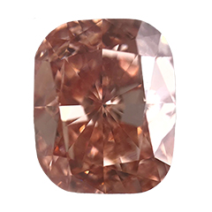 Фантазийный интенсивный Оранжевато- Розовый бриллиант, 0.58 карат 