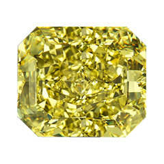 Фантазийный  Желтый бриллиант, 1.00 карат 