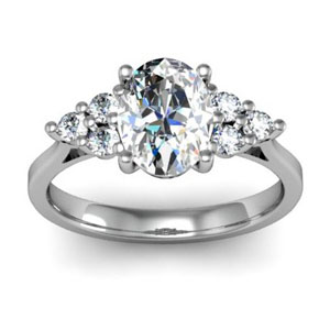 Кольцо с бриллиантом  Оливия  1