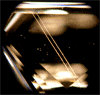 Лазерный канал в бриллианте